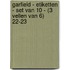 Garfield - Etiketten - set van 10 - (3 vellen van 6) 22-23