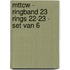MTTCW - Ringband 23 rings 22-23 - set van 6