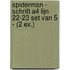 Spiderman - Schrift A4 Lijn 22-23 set van 5 - (2 ex.)