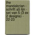 The Mandalorian - Schrift A5 Lijn - set van 5 (3 ex- 2 designs) - 22-23