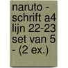 Naruto - Schrift A4 Lijn 22-23 set van 5 - (2 ex.) by Interstat