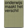 Onderwijs maakt het verschil by Louise Elffers