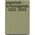 Paperfuel - Schoolagenda - 2022 -2023