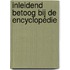 Inleidend betoog bij de Encyclopédie