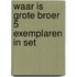 Waar is Grote Broer 5 exemplaren in set