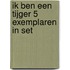 Ik ben een tijger 5 exemplaren in set