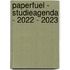 Paperfuel - Studieagenda - 2022 - 2023