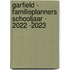 Garfield - Familieplanners schooljaar - 2022 -2023
