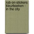 Rub-on-stickers Kleurboeken - In the City