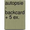 Autopsie - Backcard + 5 ex. door Patricia Cornwell