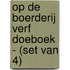 Op de Boerderij Verf Doeboek - (set van 4)