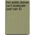 Het Wilde Dieren Verf Doeboek - (set van 4)