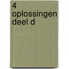 4 oplossingen deel D door diverse