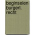BEGINSELEN BURGERL. RECHT