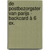 De postbezorgster van Parijs - backcard à 6 ex.