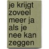 Je krijgt zoveel meer ja als je nee kan zeggen