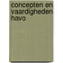 Concepten en vaardigheden havo
