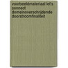 Voorbeeldmateriaal Let's Connect domeinoverschrijdende doorstroomfinaliteit by Wolters Plantyn