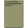 It's your birthday - Verjaardagskalender- set van 5 by Interstat