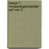 Loesje 7 - Verjaardagskalender - set van 5