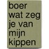 Boer wat zeg je van mijn kippen