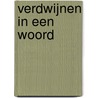 Verdwijnen in een woord door J.J.C. Dee