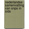 Nederlandse samenvatting van SNPs in SIDS by Germaine Liebrechts-Akkerman