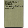 Pakket van 24 grappige nieuwjaarskaarten van Carré door Carre