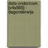 Data-onderzoek [V4S565] - dagonderwijs