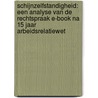 Schijnzelfstandigheid: een analyse van de rechtspraak e-book na 15 jaar Arbeidsrelatiewet door Onbekend