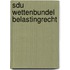 Sdu Wettenbundel Belastingrecht