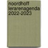 Noordhoff Lerarenagenda 2022-2023