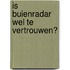 Is Buienradar wel te vertrouwen?