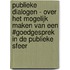 Publieke Dialogen - over het mogelijk maken van een #goedgesprek in de publieke sfeer