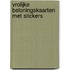 Vrolijke beloningskaarten met stickers