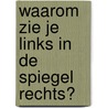 Waarom zie je links in de spiegel rechts? door Anna Claybourne