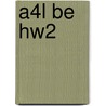 a4l be hw2 door Onbekend