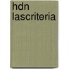 HDN Lascriteria by Hans van der Steen