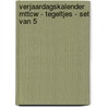 Verjaardagskalender MTTCW - Tegeltjes - Set van 5 door Interstat