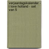 Verjaardagskalender - I Love Holland - Set van 5 door Interstat