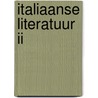 Italiaanse literatuur II door Bart Van den Bossche