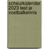 Scheurkalender 2023 Test je voetbalkennis