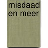Misdaad en meer door Howard Philip Lovecraft