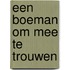 Een boeman om mee te trouwen