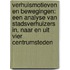 Verhuismotieven en bewegingen: een analyse van stadsverhuizers in, naar en uit vier centrumsteden