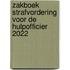 Zakboek strafvordering voor de hulpofficier 2022