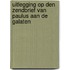 Uitlegging op den Zendbrief van Paulus aan de Galaten
