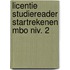 Licentie Studiereader Startrekenen MBO niv. 2