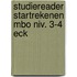 Studiereader Startrekenen MBO niv. 3-4 ECK