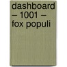 Dashboard – 1001 – Fox Populi door Dieheleding